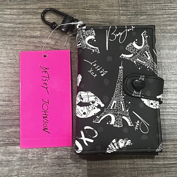 FINAL PRICE DROP NWT Betsey Johnson Eiffel Tower Wallet - Picture 1 of 5